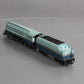 AHM 5196-02 HO Santa Fe Blue Goose 4-6-4 Hudson Steam Locomotive & Tender