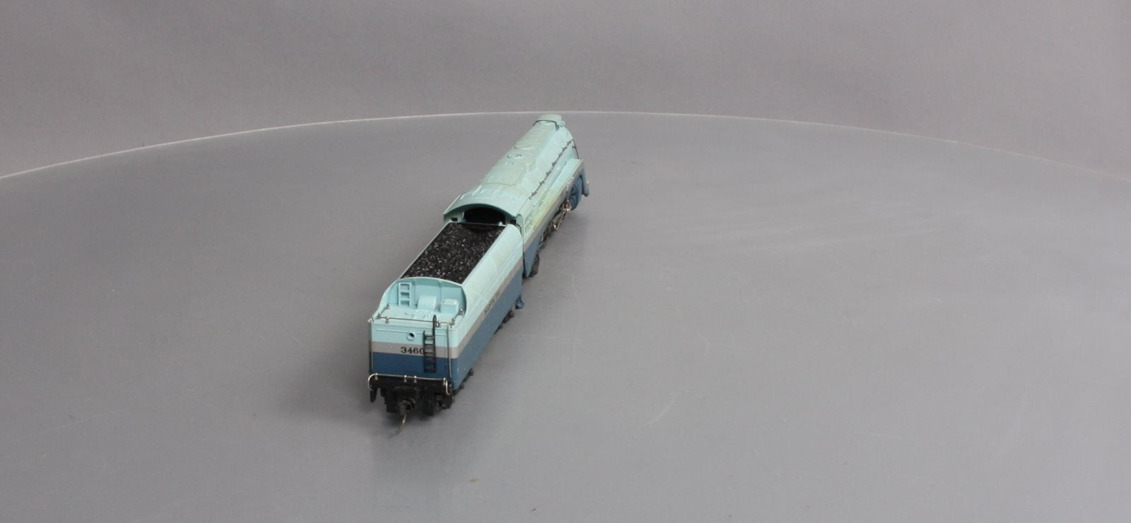 AHM 5196-02 HO Santa Fe Blue Goose 4-6-4 Hudson Steam Locomotive & Tender