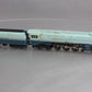 AHM 5196-02 HO Santa Fe Blue Goose 4-6-4 Hudson Steam Locomotive & Tender
