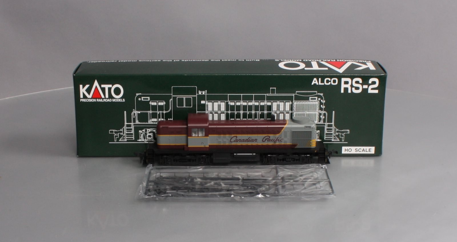Kato 37-2003 HO Canadian Pacific ALCO RS-2 Locomotive LN/Box