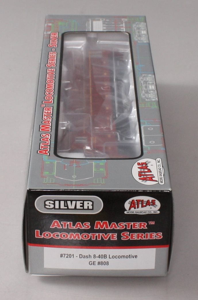 Atlas 7201 HO General Electric Dash 8-40B Diesel Locomotive #808