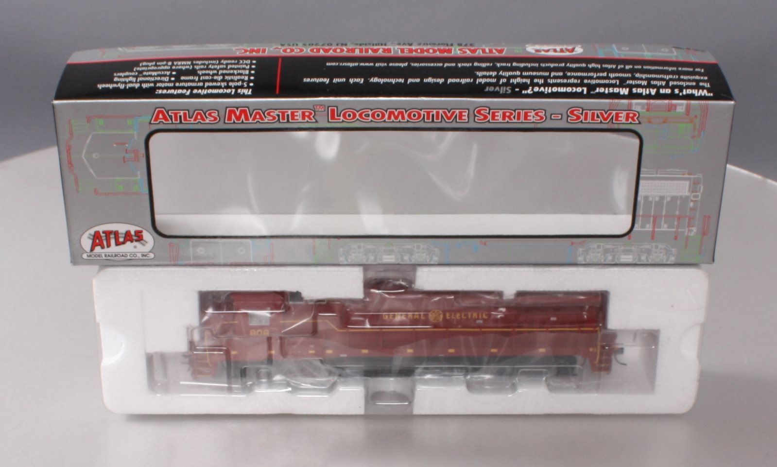 Atlas 7201 HO General Electric Dash 8-40B Diesel Locomotive #808