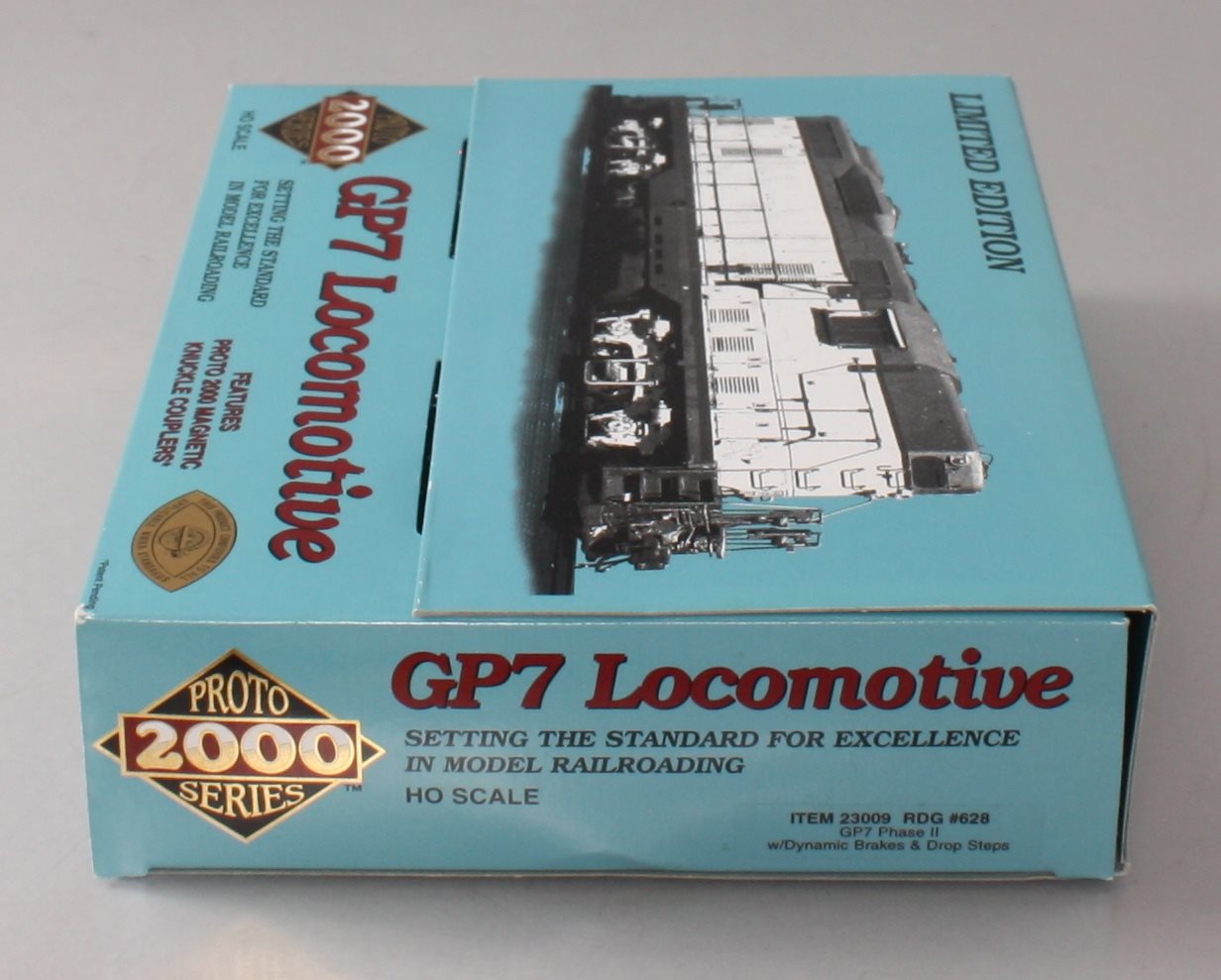 Proto 2000 23009 HO Reading GP7 Phase II Diesel Locomotive #628 NIB
