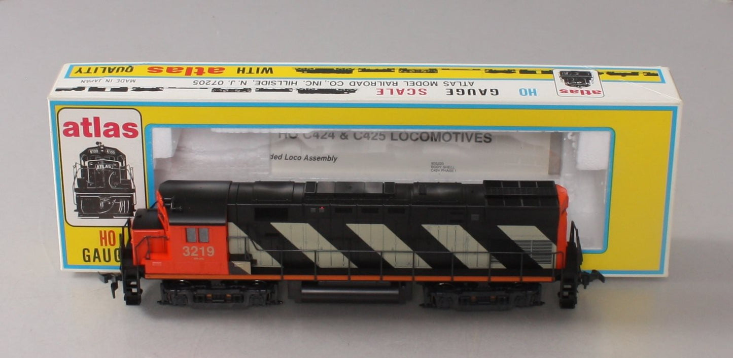 Atlas 8052 HO C424 Phase 2 Loco Canadian National #3219 LN/Box
