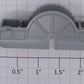 Lionel 6512-17 Gray Plastic Extension Crank Housing