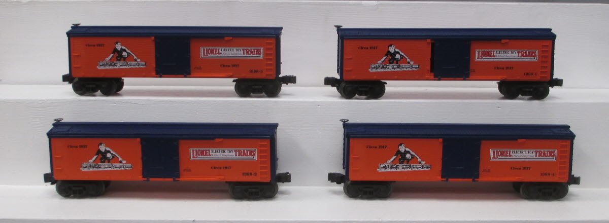 Lionel 6-11849 O Centennial Series 4-Car Woodside Reefer Set LN/Box