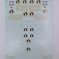 Microscale 87-757 HO 1922-70 Red Scheme Great Northern Cabooses Decal Sheet