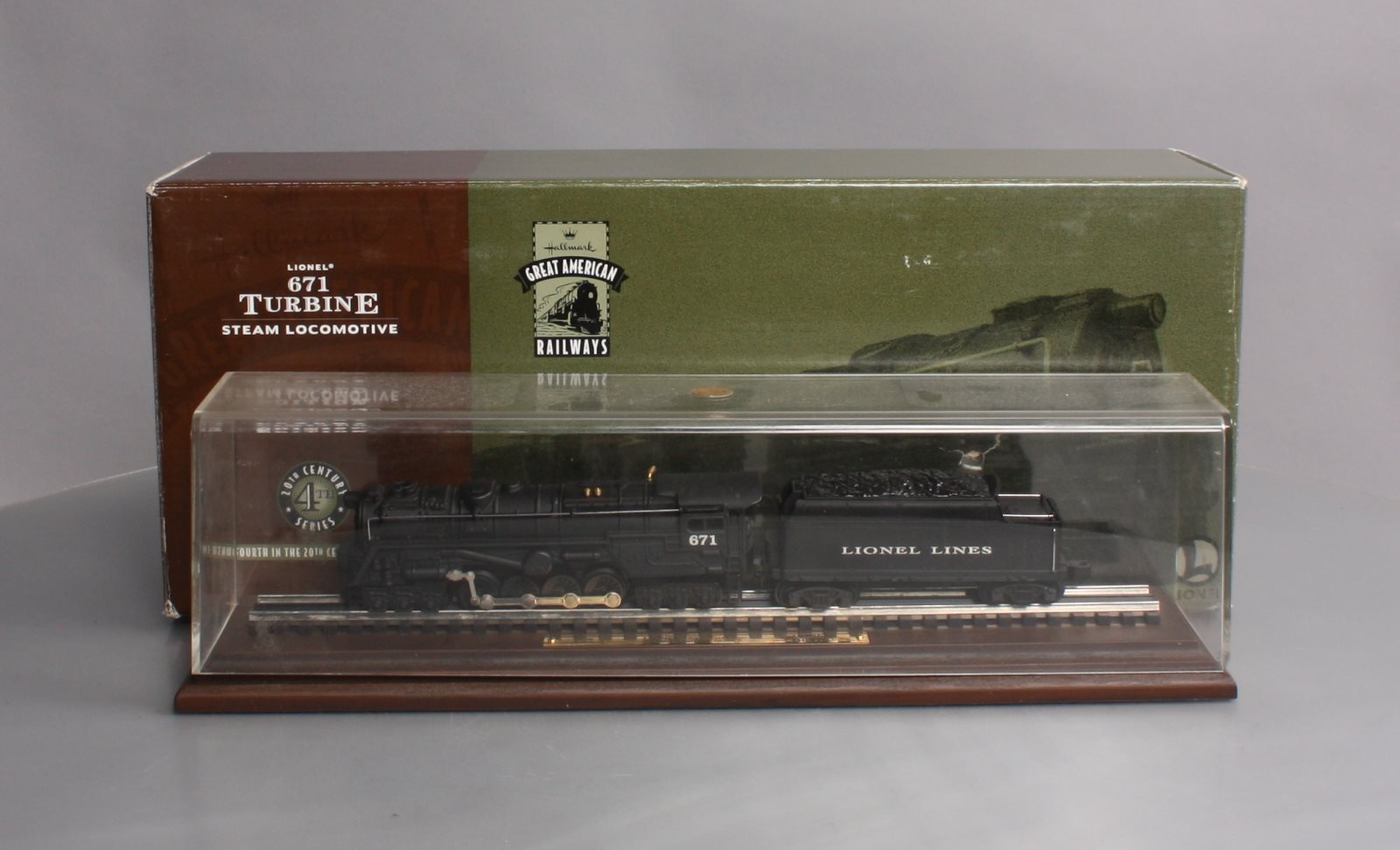 Hallmark QHT7806 Great American Railways Lionel Trains 671 Turbine Steam Loco