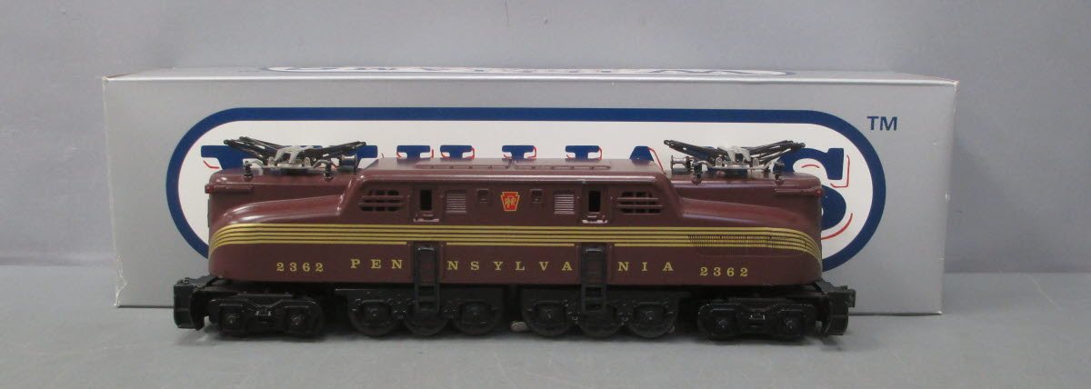 Williams GG22 O PRR Tuscan Red 5 Stripe Dummy Electric Locomotive w/Horn #2362 LN/Box