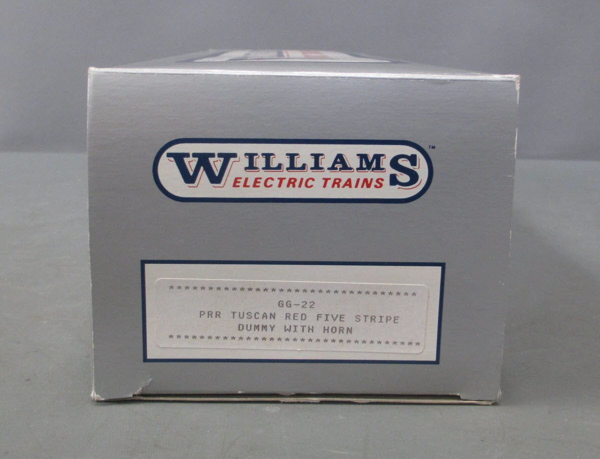 Williams GG22 O PRR Tuscan Red 5 Stripe Dummy Electric Locomotive w/Horn #2362 LN/Box