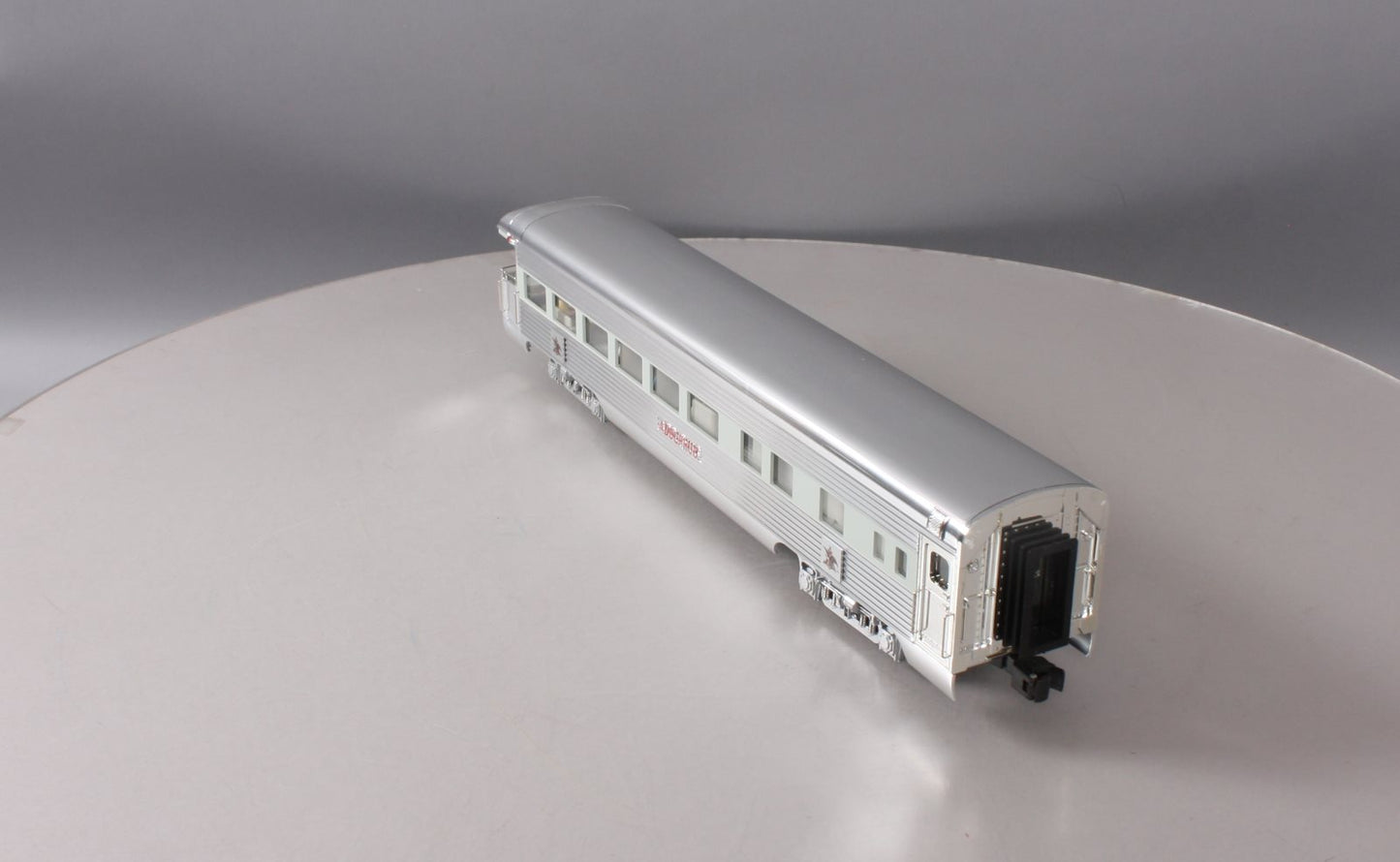 K-Line K4698-0101 O Gauge Busch "Adolphus" 16" Aluminum Business Observation Car LN/Box