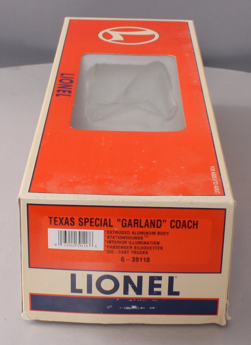 Lionel 6-39118  O Gauge Texas Special "Garland" Coach Car w/Station Sounds #1203 LN/Box