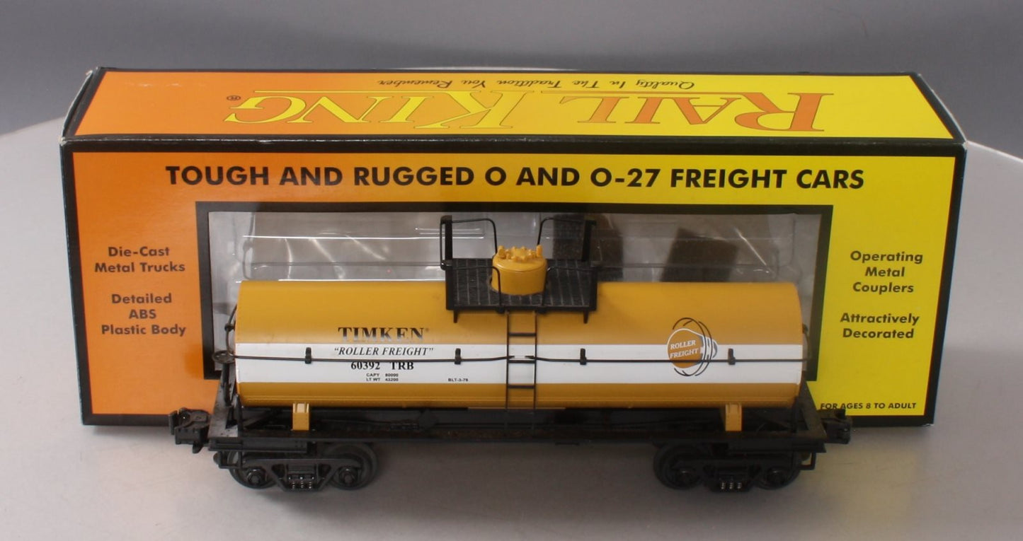 MTH 30-7328 O Gauge Timken Tank Car #60392 NIB