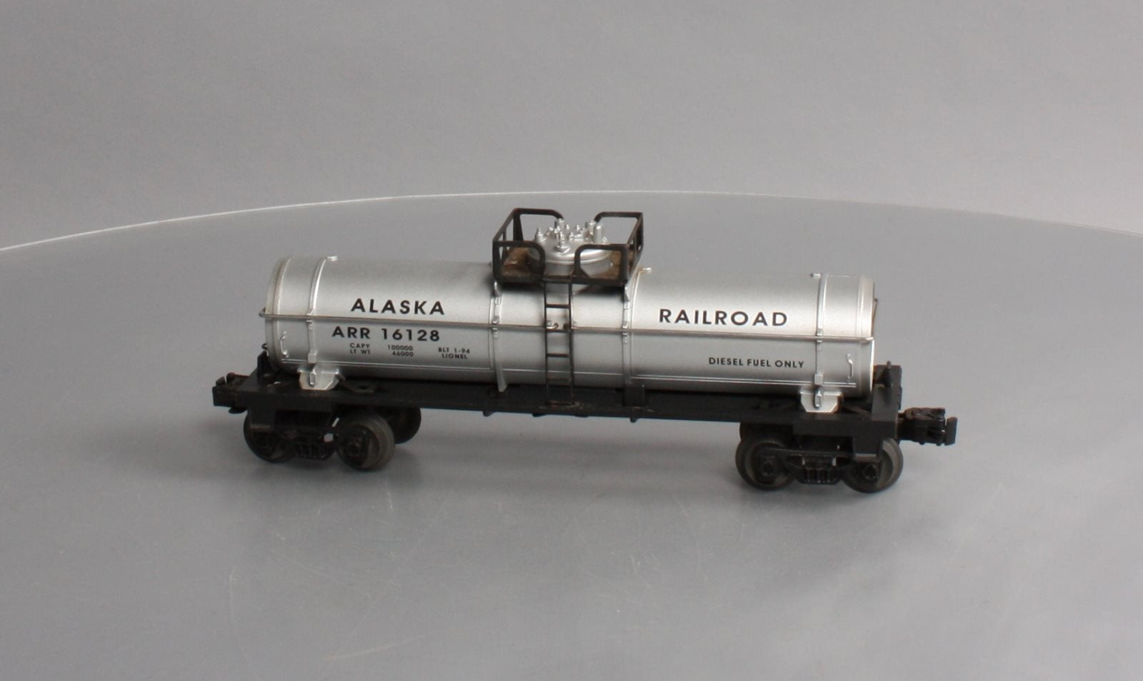 Lionel 6-16128 O Gauge Alaska Single-Dome Tank Car LN/Box