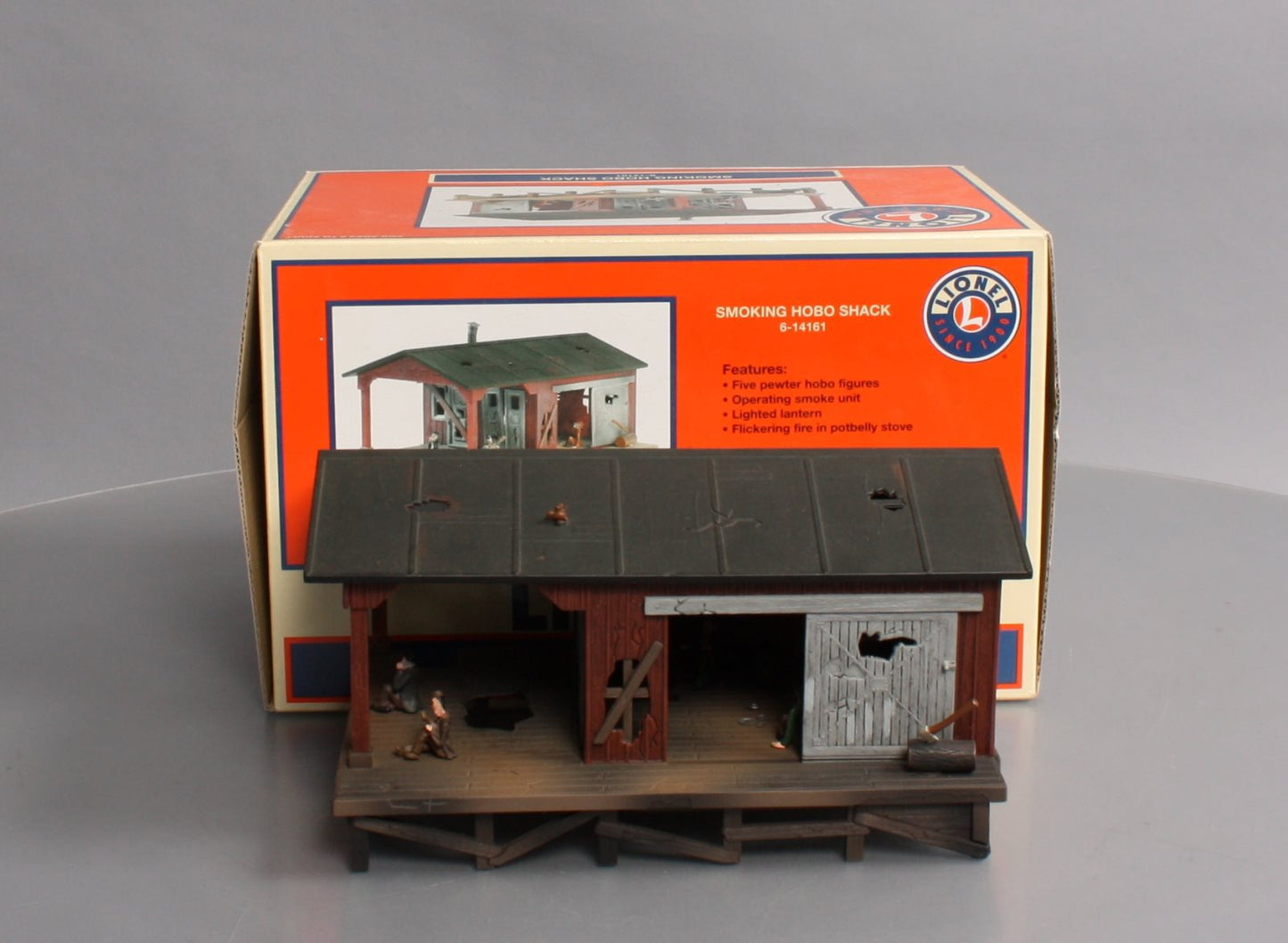 Lionel 6-14161 O Gauge Smoking Hobo Shack LN/Box