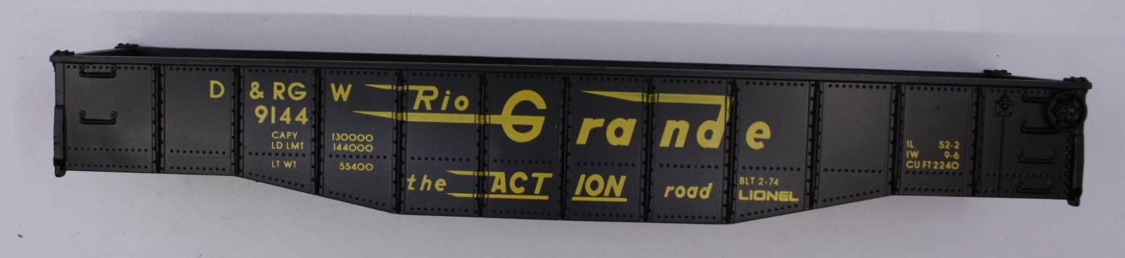 Lionel 9144-1 Rio Grande Gondola Shell