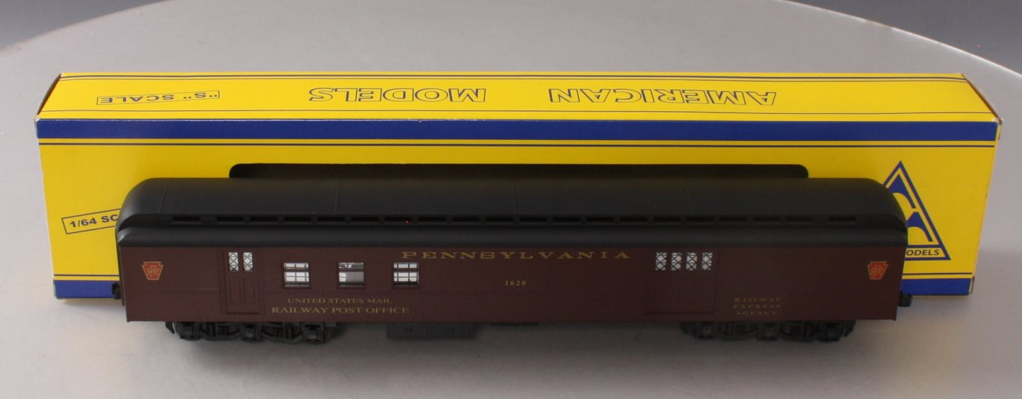 American Models S Pennsylvania Post REA 70' Heavyweight Passenger Car #1620 EX/Box