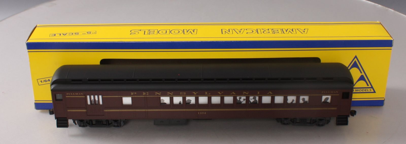 American Models S Pennsylvania Combine 70' Heavyweight Passenger Car #1354 EX/Box