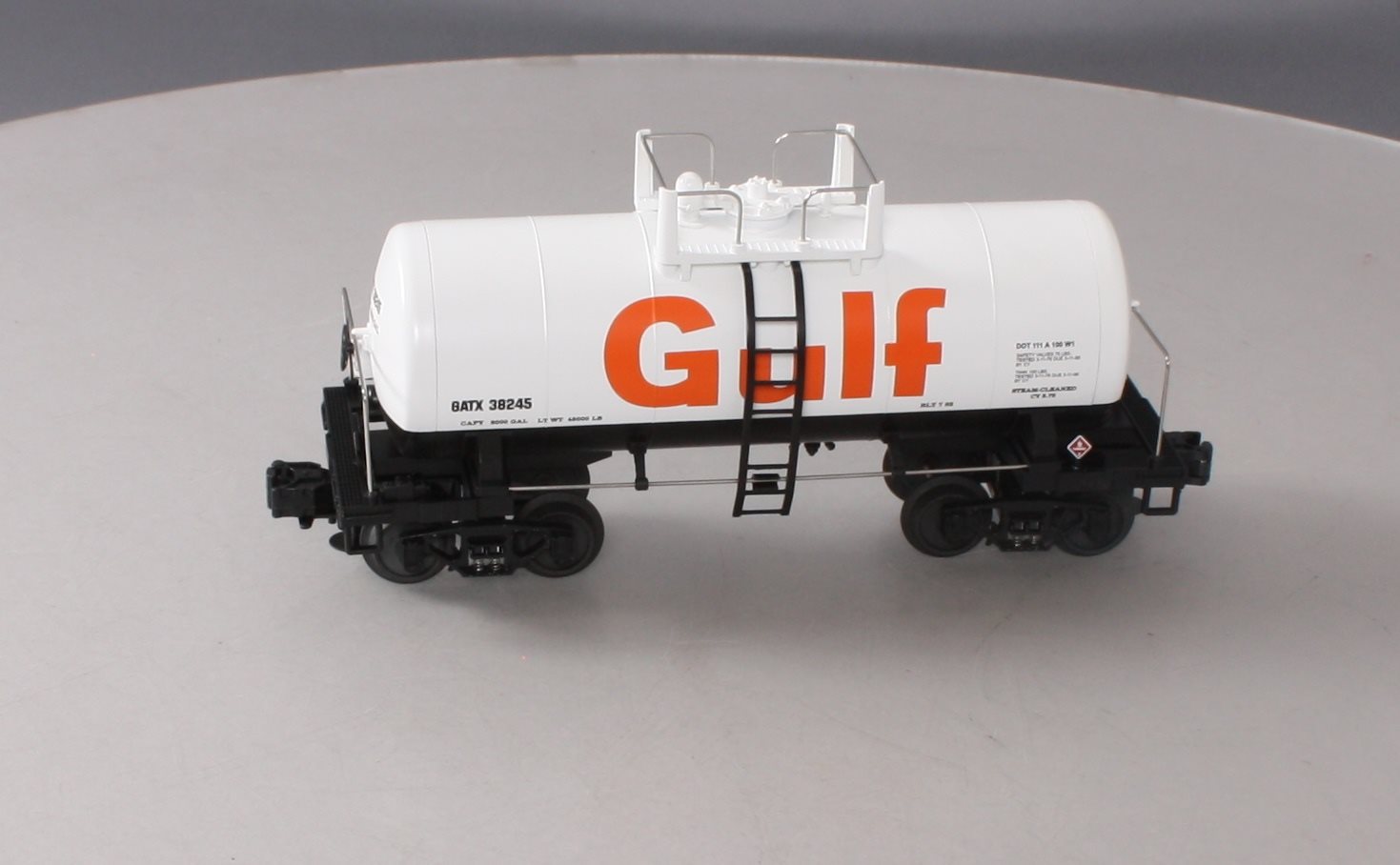 MTH 20-96080 O Gauge Gulf 8000 Gallon Tank Car #38245 LN