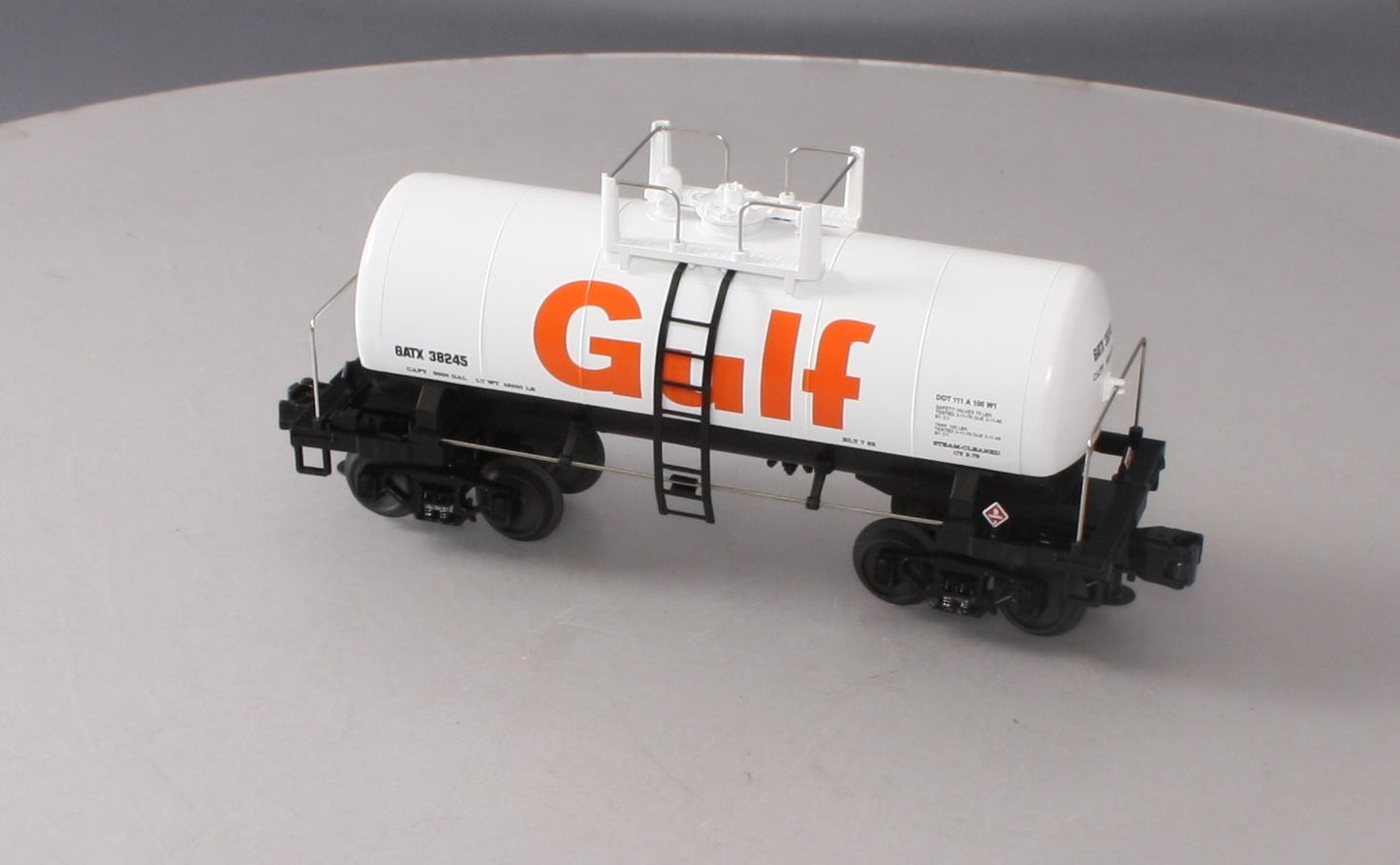 MTH 20-96080 O Gauge Gulf 8000 Gallon Tank Car #38245 LN
