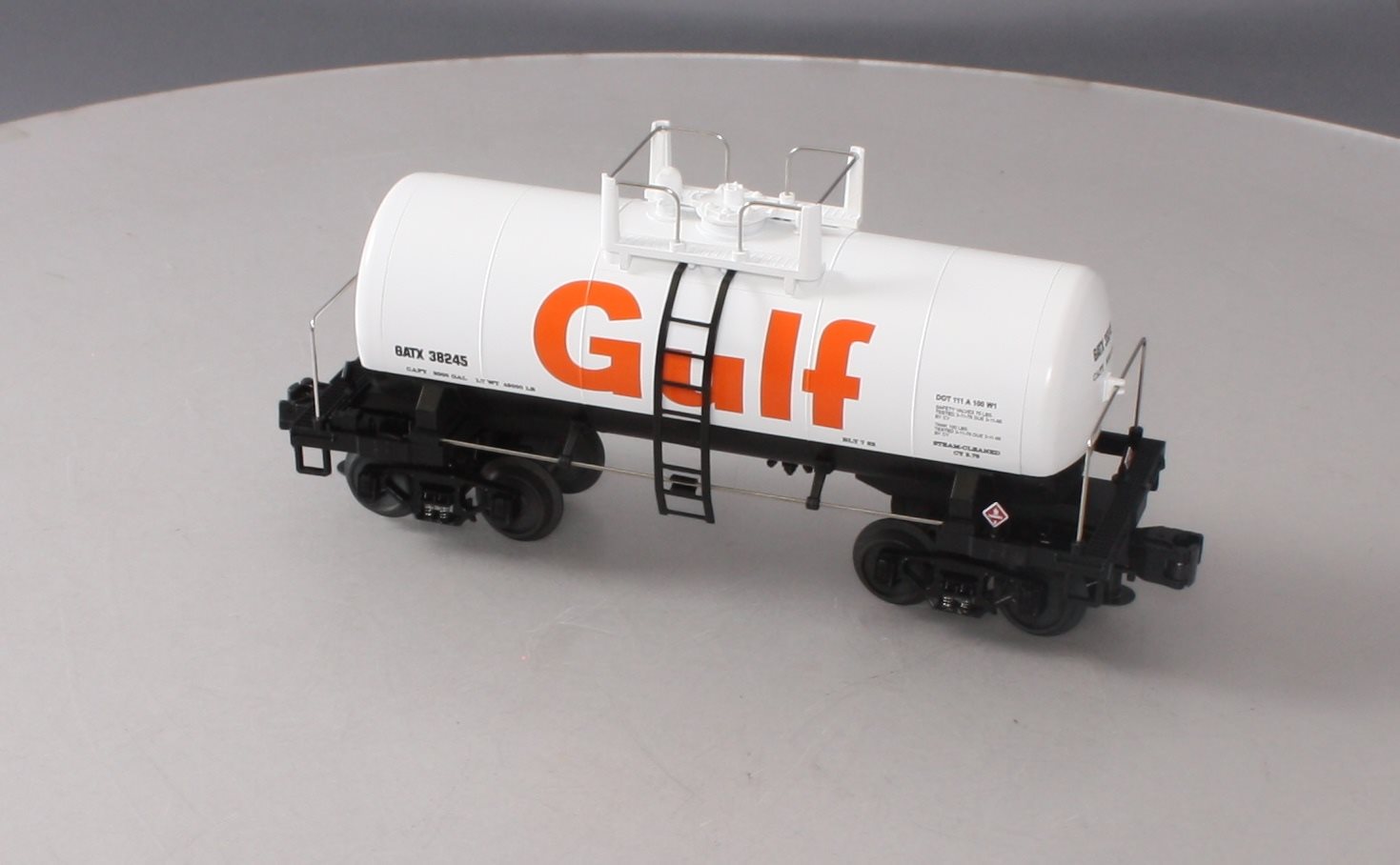 MTH 20-96080 O Gauge Gulf 8000 Gallon Tank Car #38245 LN