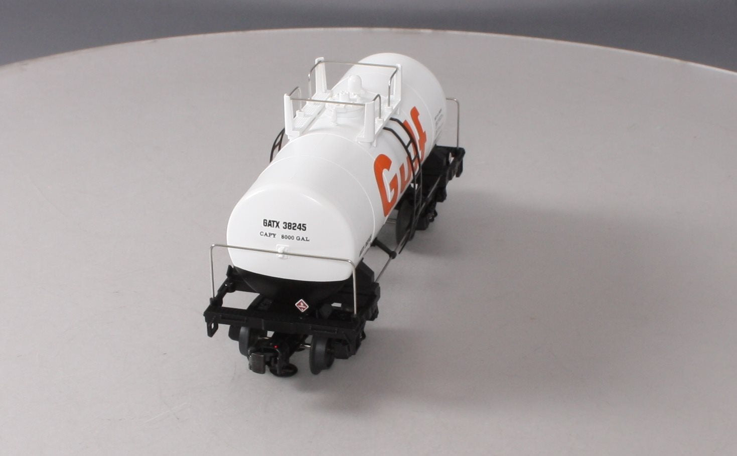 MTH 20-96080 O Gauge Gulf 8000 Gallon Tank Car #38245 LN