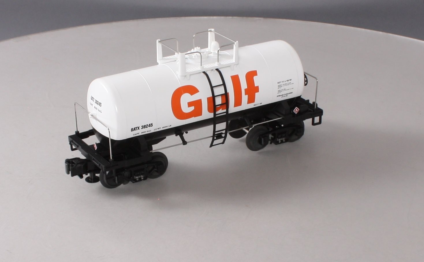 MTH 20-96080 O Gauge Gulf 8000 Gallon Tank Car #38245 LN