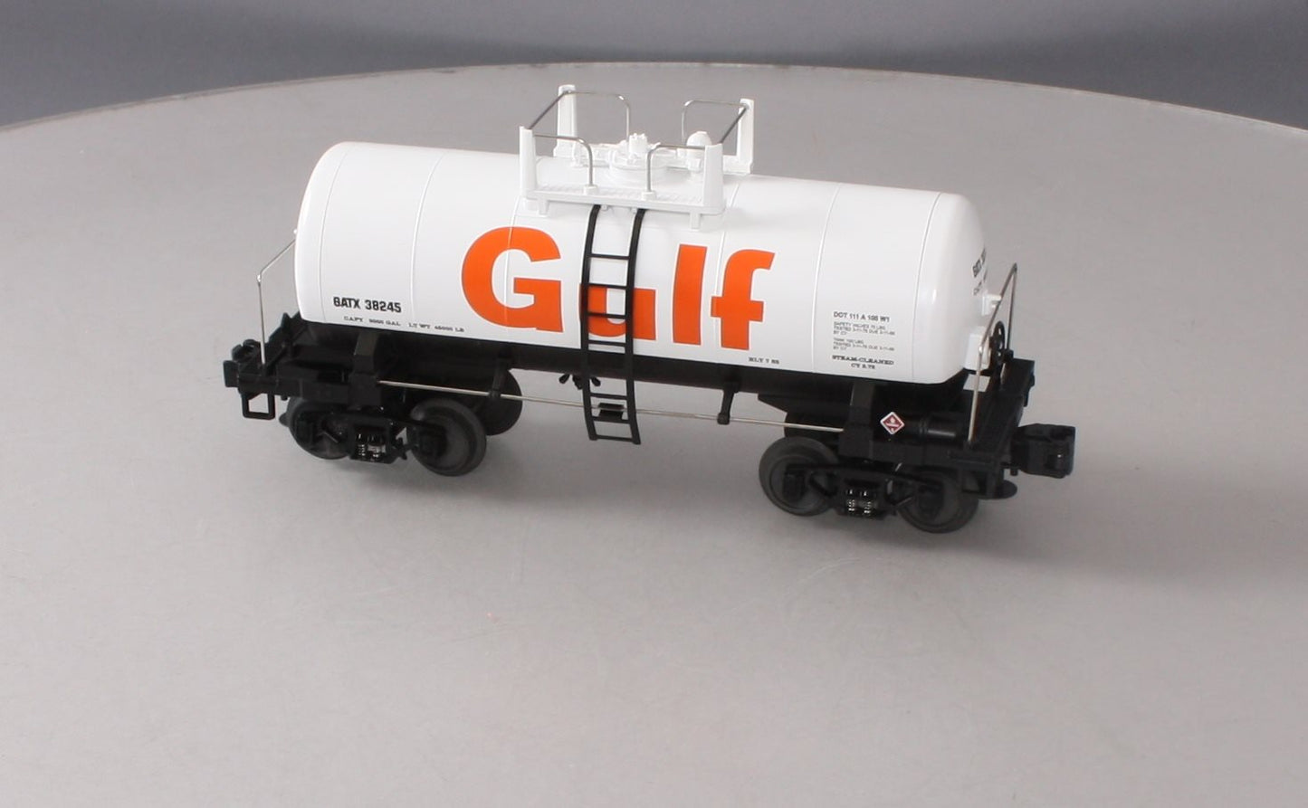 MTH 20-96080 O Gauge Gulf 8000 Gallon Tank Car #38245 LN