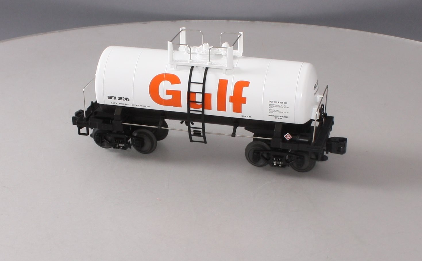 MTH 20-96080 O Gauge Gulf 8000 Gallon Tank Car #38245 LN
