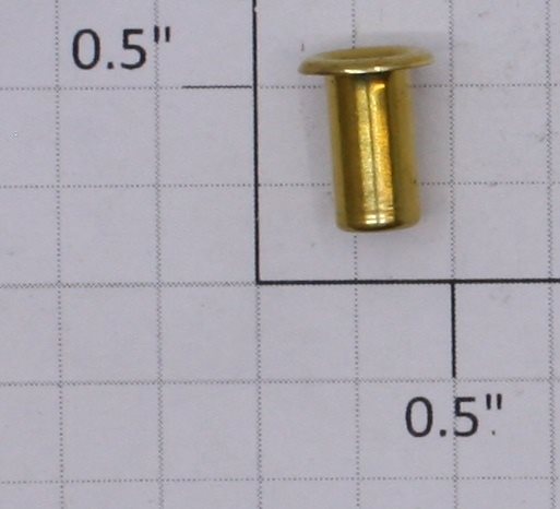 Lionel SE-712 7/32"" x 7/16"" Brass Eyelet