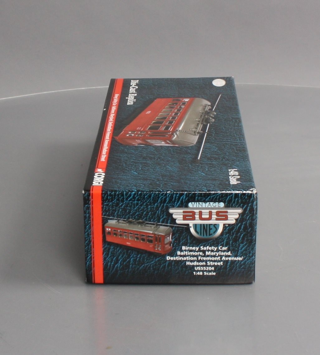 Corgi US55204 1:48 Scale Baltimore Fremont Ave. Birney Safety Car