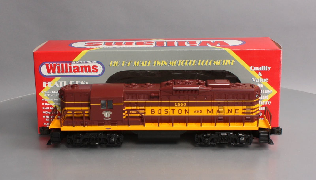 Williams GP519 O Gauge B&M GP-9 Powered Diesel Locomotive w/ Horn LN/Box