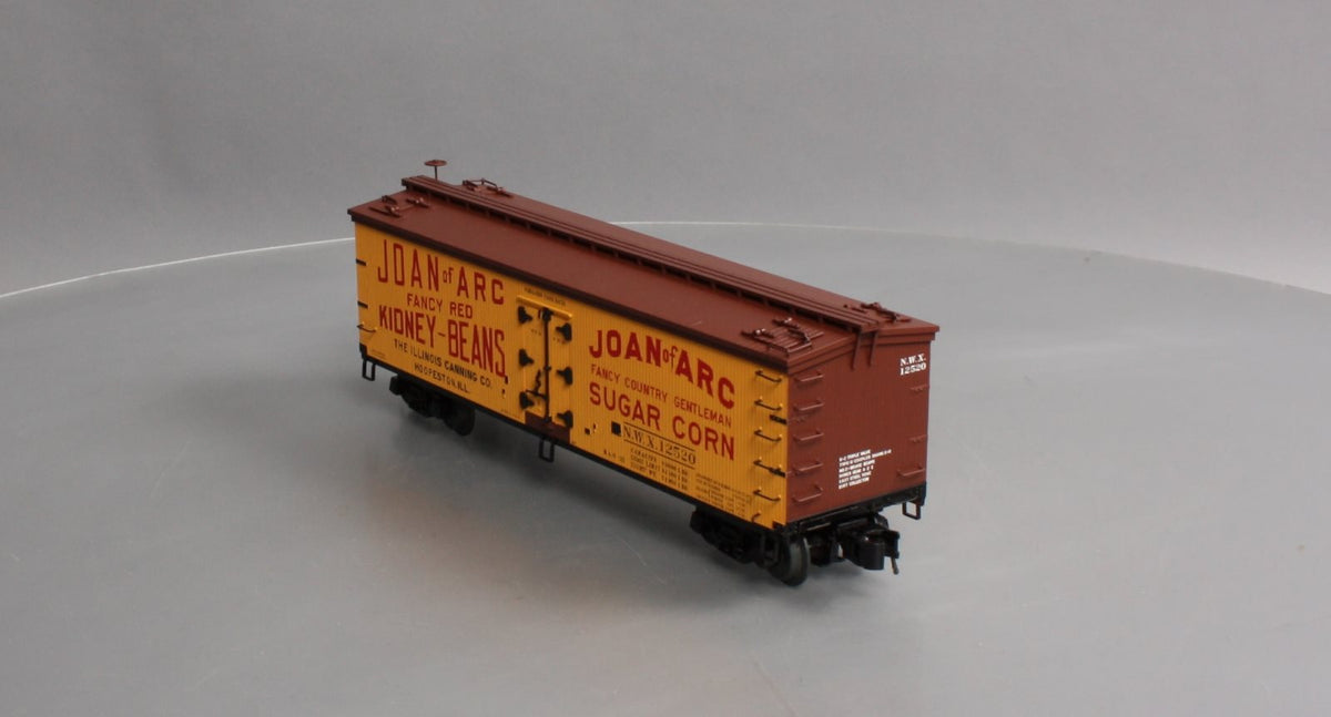 Atlas 3001547-1 O Gauge Joan of Arc 40' Wood Reefer #12520 LN/Box