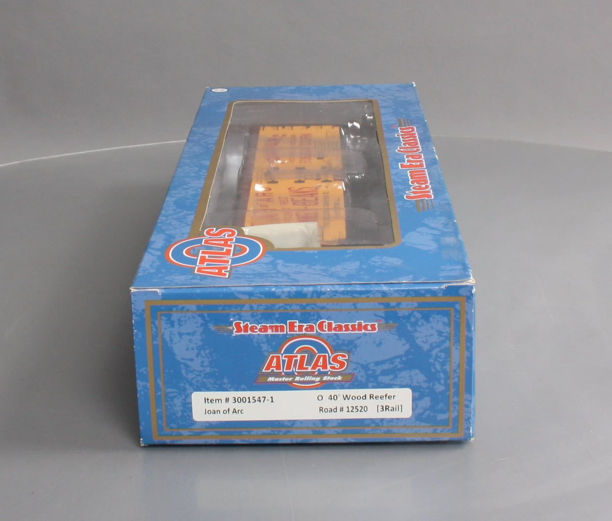 Atlas 3001547-1 O Gauge Joan of Arc 40' Wood Reefer #12520 LN/Box