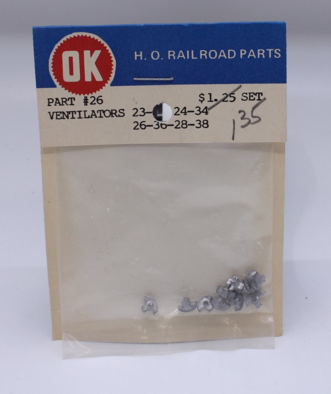 OK 26 Ventilators Kit 23-33-24-34-26-36-28-38