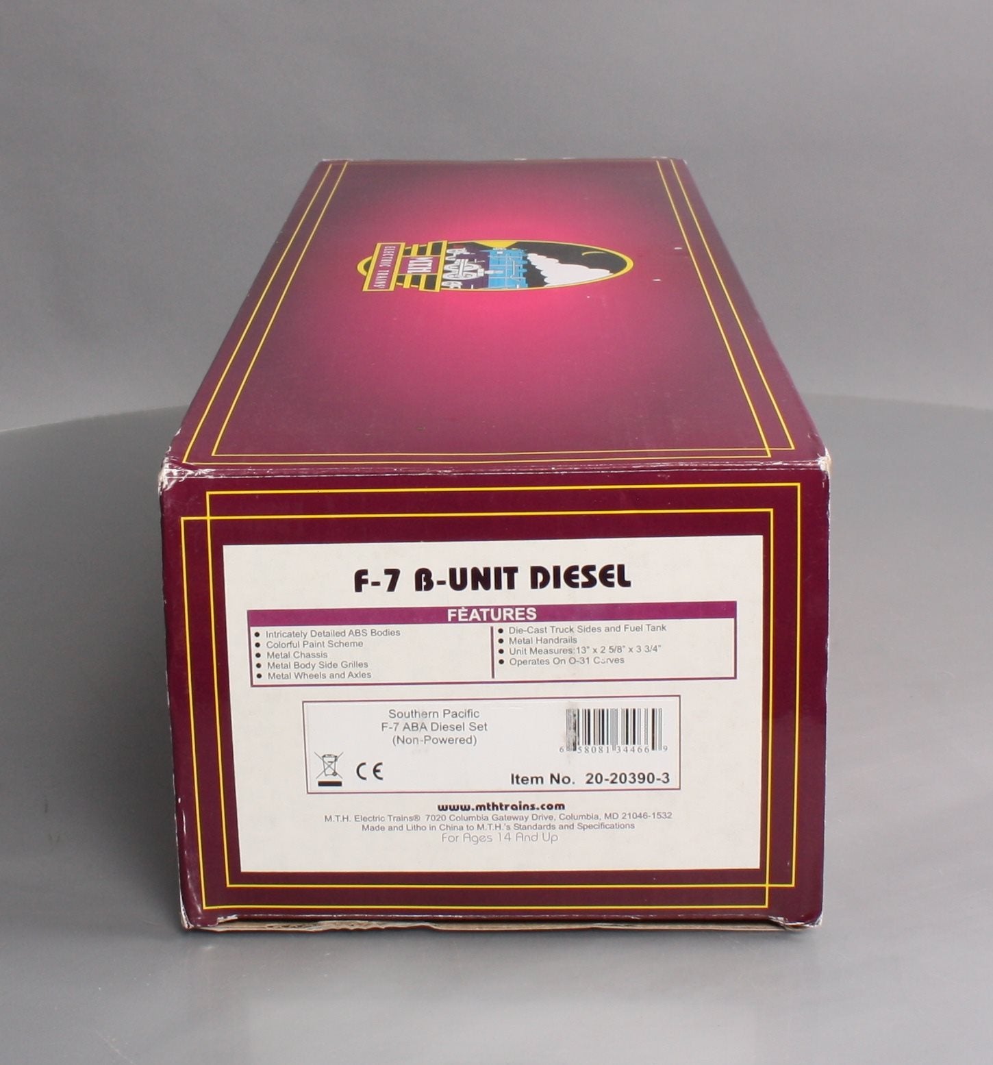 MTH 20-20390-3 SP F-7 B-Unit Non-Powered Diesel Engine #553