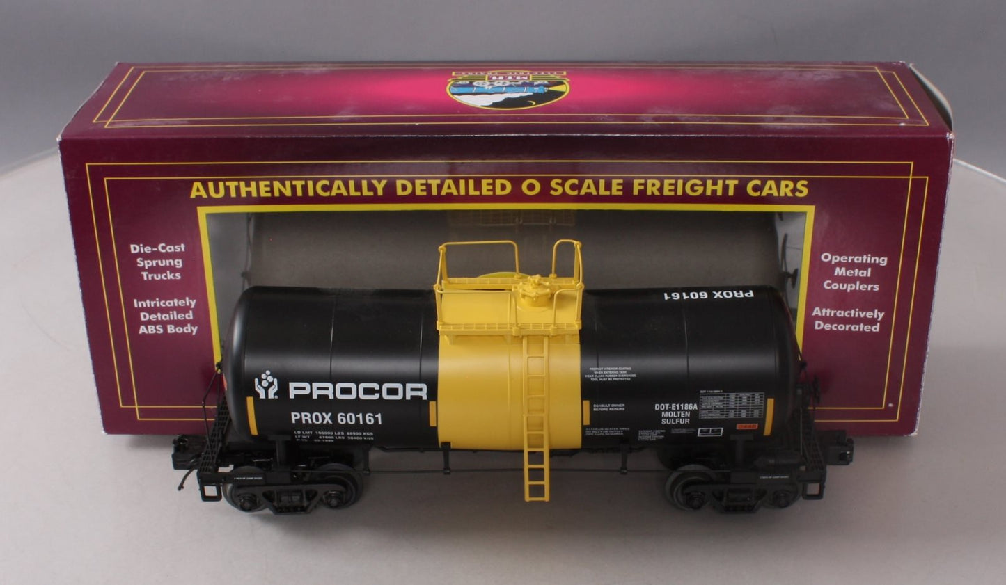MTH 20-96281 Procor Funnel Flow Tank Car #60161