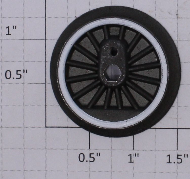 Lionel 18016-27 End Wheel with White Trim