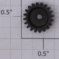 Lionel 68-29 Black Metal Drive Gear
