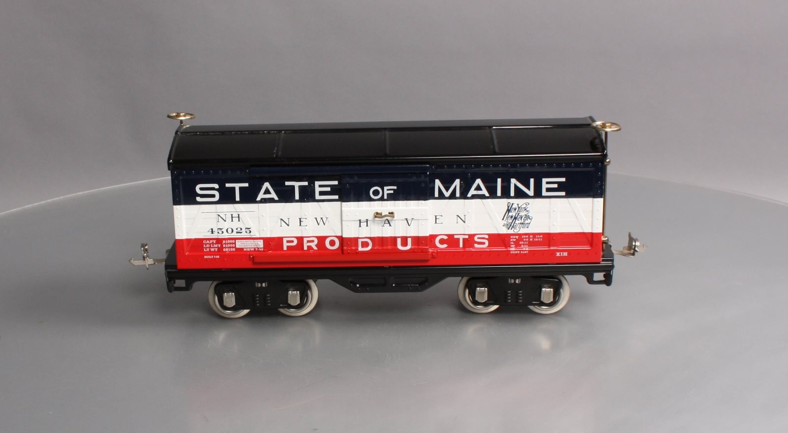 Lionel 11-30122 Std Gauge State of Maine Box Car LN/Box