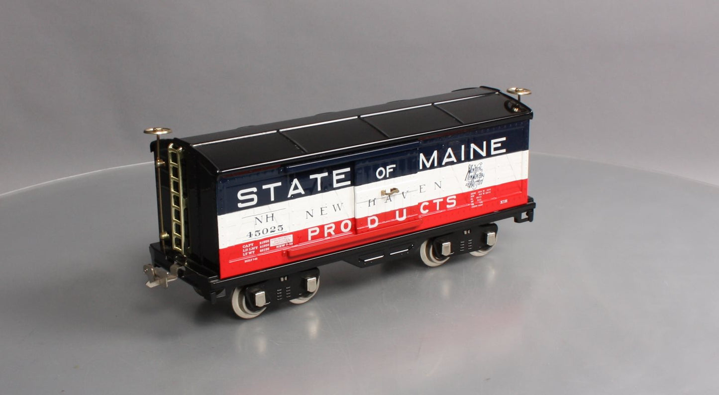 Lionel 11-30122 Std Gauge State of Maine Box Car LN/Box