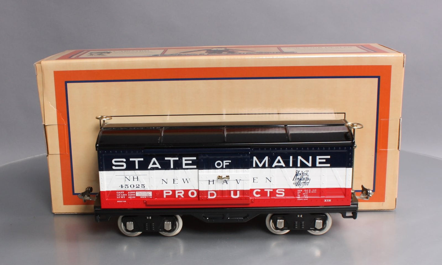 Lionel 11-30122 Std Gauge State of Maine Box Car LN/Box
