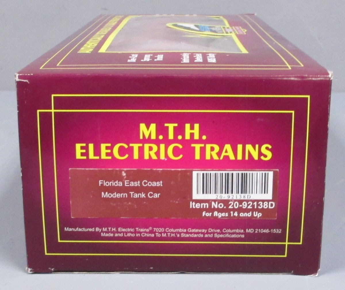 MTH 20-92138D Florida East Coast Modern Tank Car #112098 LN/Box