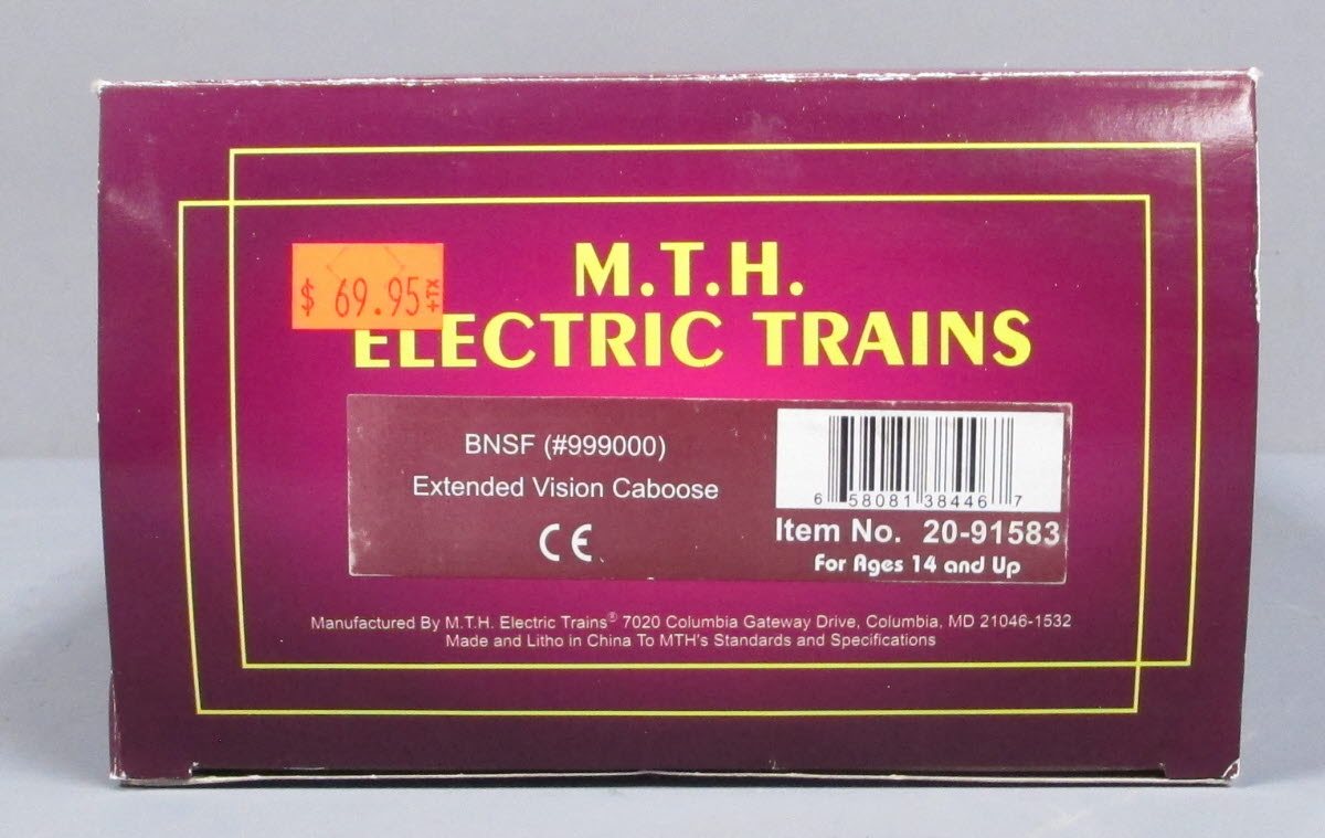 MTH 20-91583 BNSF Extended Vision Caboose