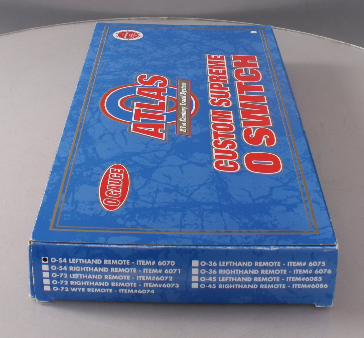 Atlas 6070 O54 Nickel Silver Left Hand Remote Switch Turnout LN/Box