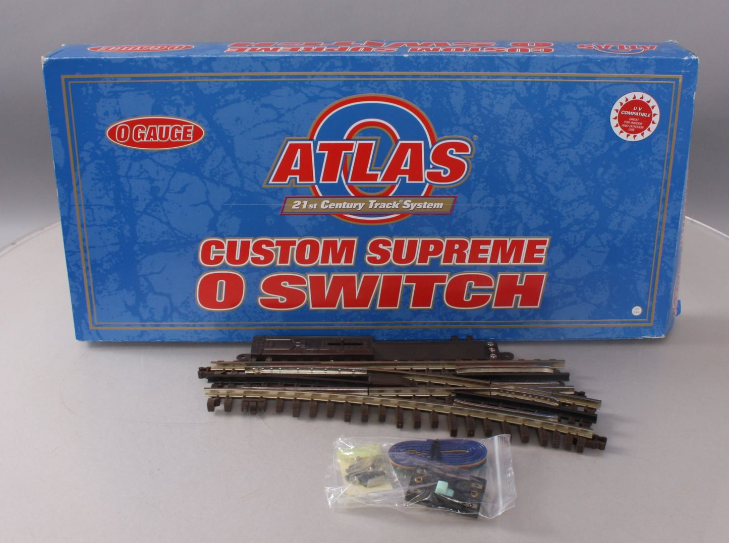 Atlas 6071 O54 Nickel Silver Right Hand Remote Switch Turnout
