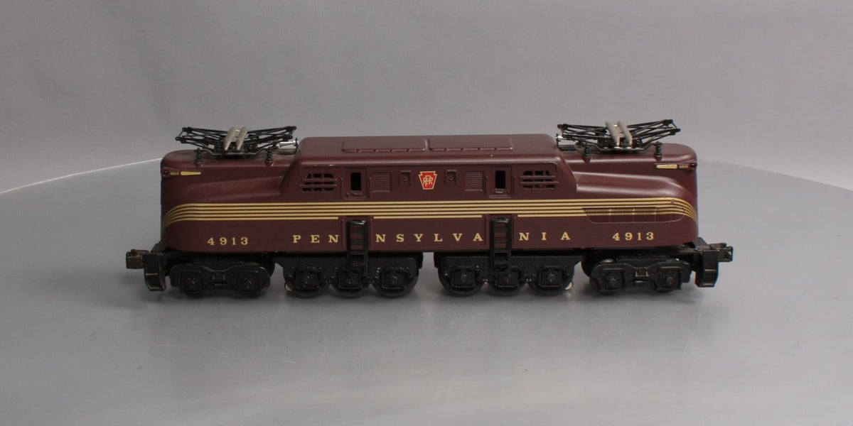 MTH 30-2501 O Gauge Pennsylvania Tuscan 5 Stripe GG-1 Electric Locomotive #4913 LN/Box