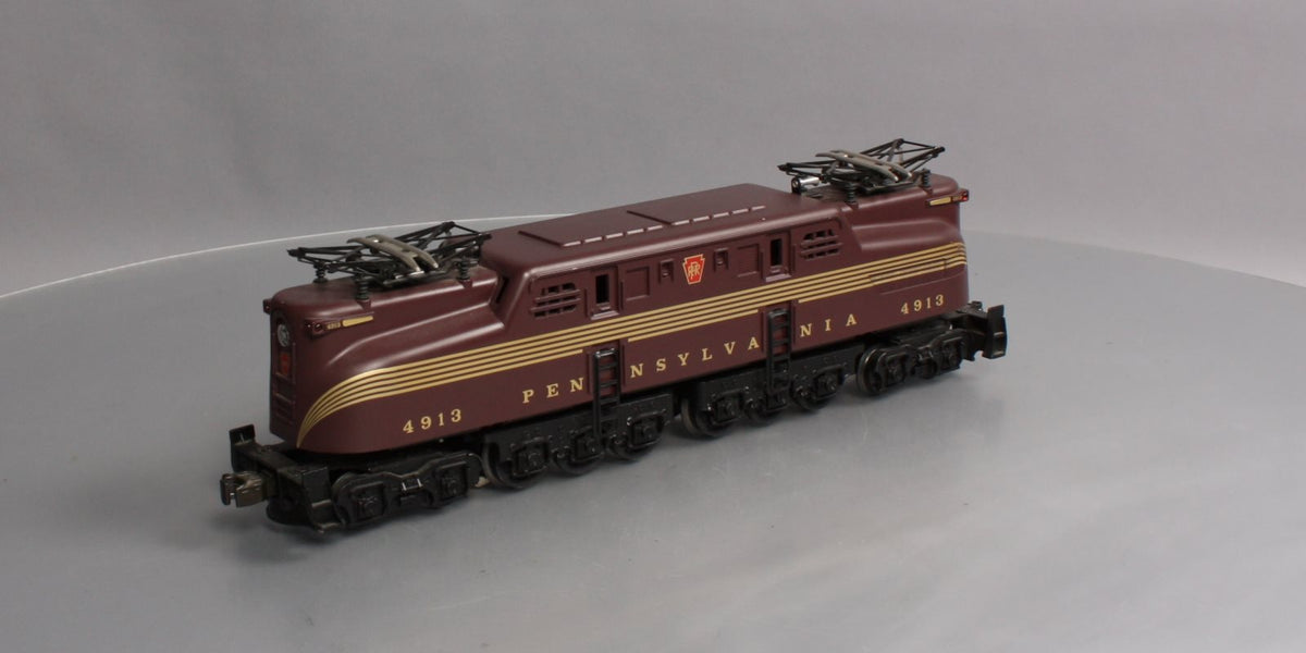 MTH 30-2501 O Gauge Pennsylvania Tuscan 5 Stripe GG-1 Electric Locomotive #4913 LN/Box