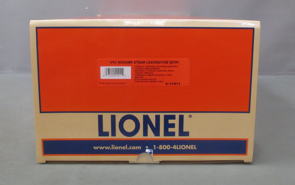 Lionel 6-11411 O NYC 4-8-2 Mohawk Legacy Steam Locomotive #2791 LN/Box
