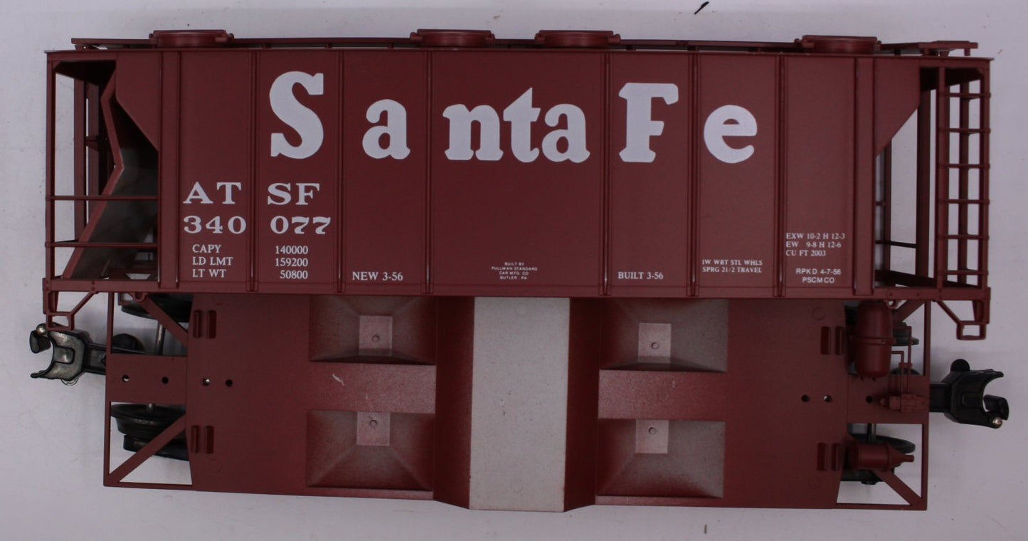 Weaver 3028 Santa Fe Ultra Line PS2 - 34' Covered Hopper Hi-Rail #34077